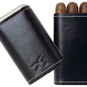 XIKAR ENVOY 3 CIGAR CASE BLACK